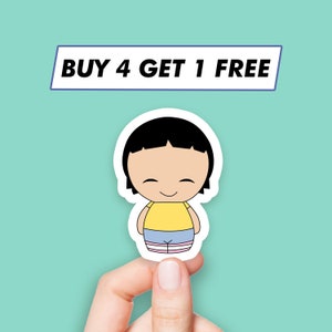 Chibi Eugene Belcher Pegatina Bobs Burgers Pegatinas lindas Pegatinas para computadora portátil Pegatinas estéticas Pegatinas para computadora Pegatinas para botellas de agua