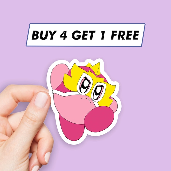 Kirby Wrestler Sticker Anime Alien Stickers Laptop Stickers Aesthetic Stickers Computer Stickers Water Bottle Stickers Laptop Decals