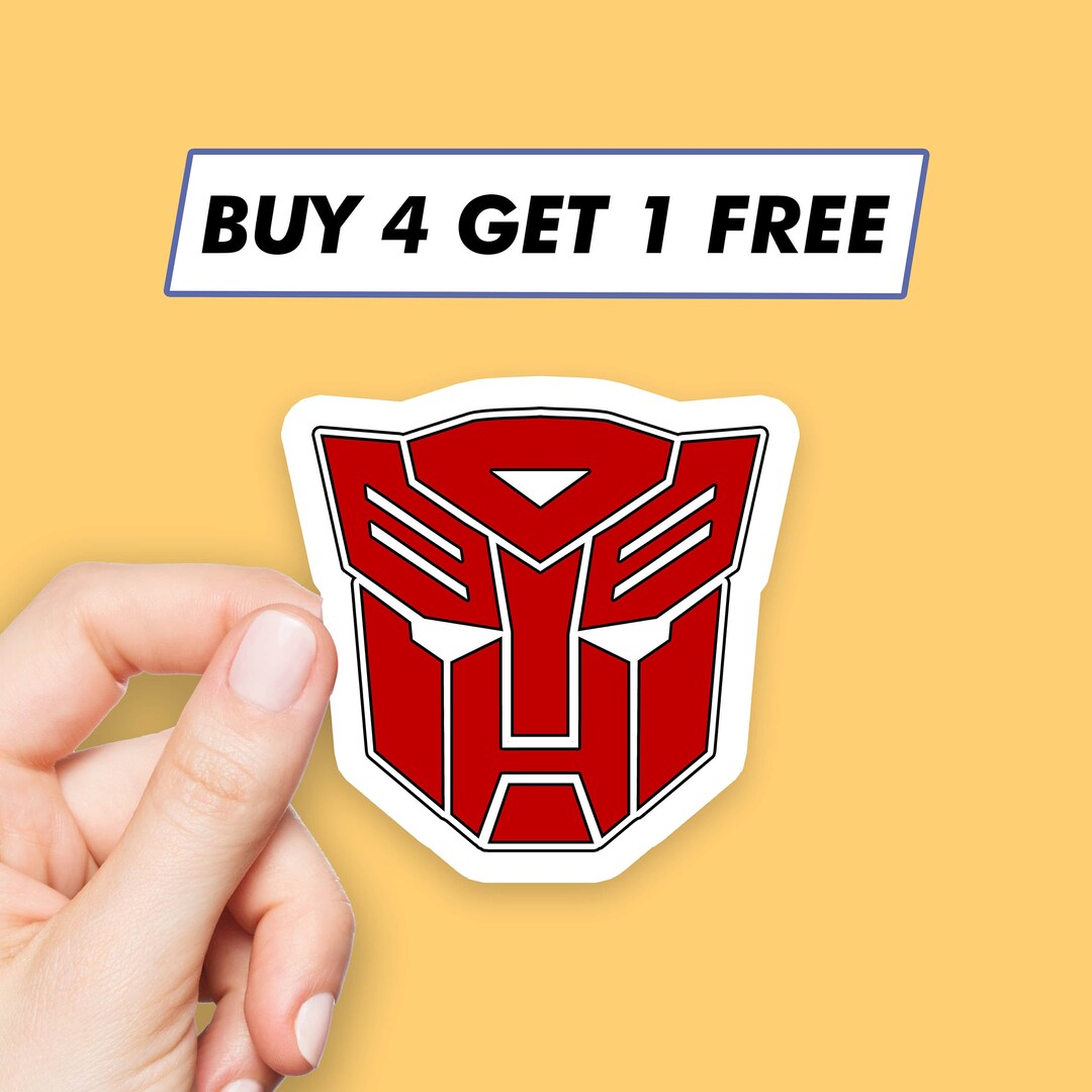 Autobots Logo Sticker Robot Cartoon Stickers Laptop Stickers Aesthetic ...
