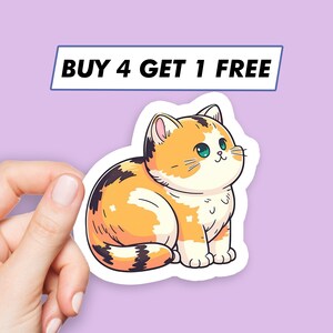 Kawaii Kätzchen Aufkleber Amerikanische Kurzhaar Katze Aufkleber Laptop Aufkleber Ästhetische Aufkleber Computer Aufkleber Wasserflasche Aufkleber Laptop Aufkleber