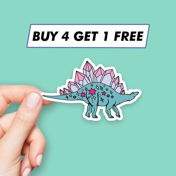 Space Stegosaurus Sticker Galaxy Dinosaur Stickers Laptop Stickers Aesthetic Stickers Computer Stickers Water Bottle Stickers Laptop Decals