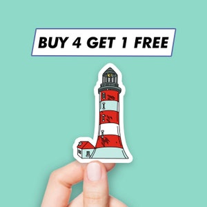 Cool Lighthouse Sticker Adventure Naklejki żeglarskie Naklejki na laptopa Naklejki estetyczne Naklejki komputerowe Naklejki na butelki z wodą Naklejki na laptopa