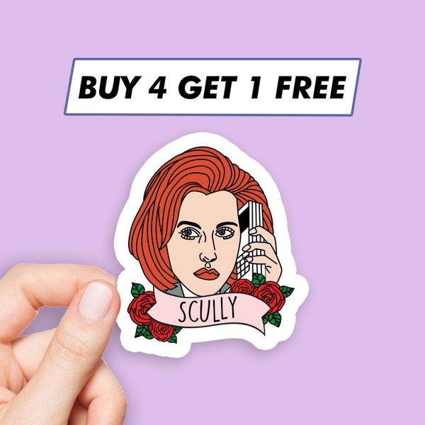 X-Files Dana Scully Sticker Space Alien Stickers Laptop Stickers Aesthetic Stickers Computer Stickers Waterbottle Stickers Laptop Decals