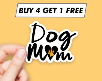 Pegatinas de mamá perruna, pegatinas con frases de perro, pegatinas para portátil, pegatinas estéticas, pegatinas para ordenador, pegatinas para botellas de agua, calcomanías para portátil