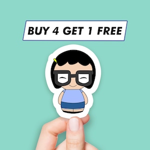 Chibi Tina Belcher Aufkleber Bobs Burgers Kawaii Aufkleber Laptop Aufkleber Computer Aufkleber Wasserflasche Aufkleber