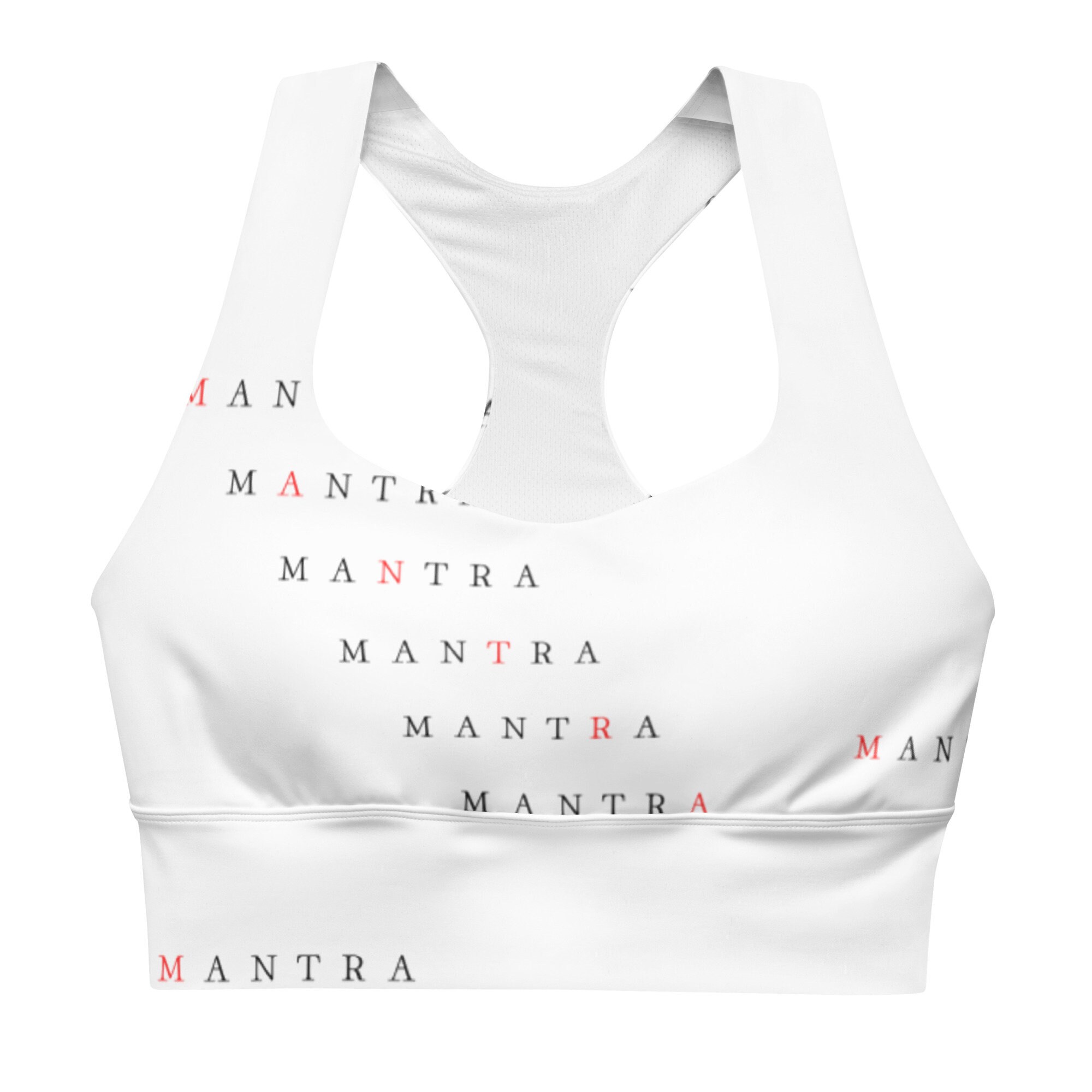 Repeating Mantra Design Longline Sports 
