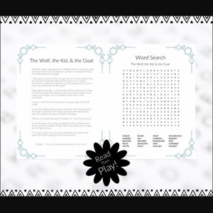 Aesop Fable Story featuring: The Frogs & the Ox, Word Search, Word Search, Word Search for, Search Words, Aesop Fable, Digitaldruck