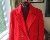 VTG Authentic Mackintosh Red Wool Peacoat