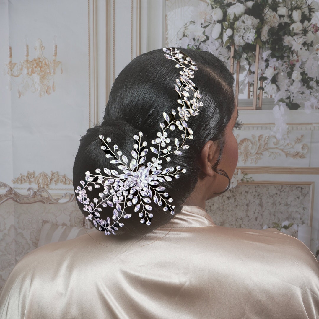 Crystal Tiara Bridal Hair Piece Diamond Hair Piece Wedding Hair Piece