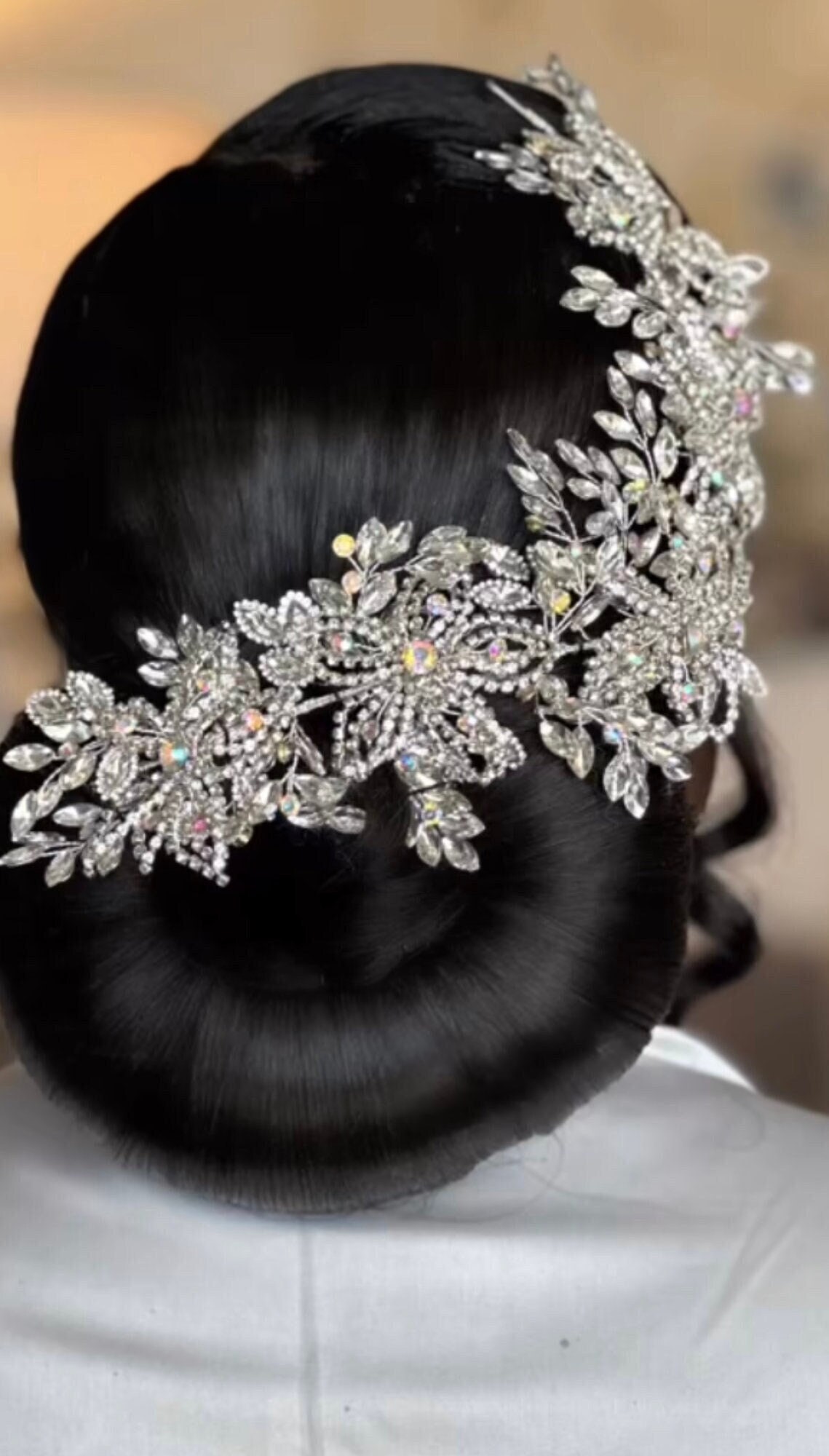Crystal Hair piece Bridal Tiara Crystal Crown Rhinestone Hair piece Crystal Wedding Crown Rhinestone Headpiece Bridal Hair Accessory