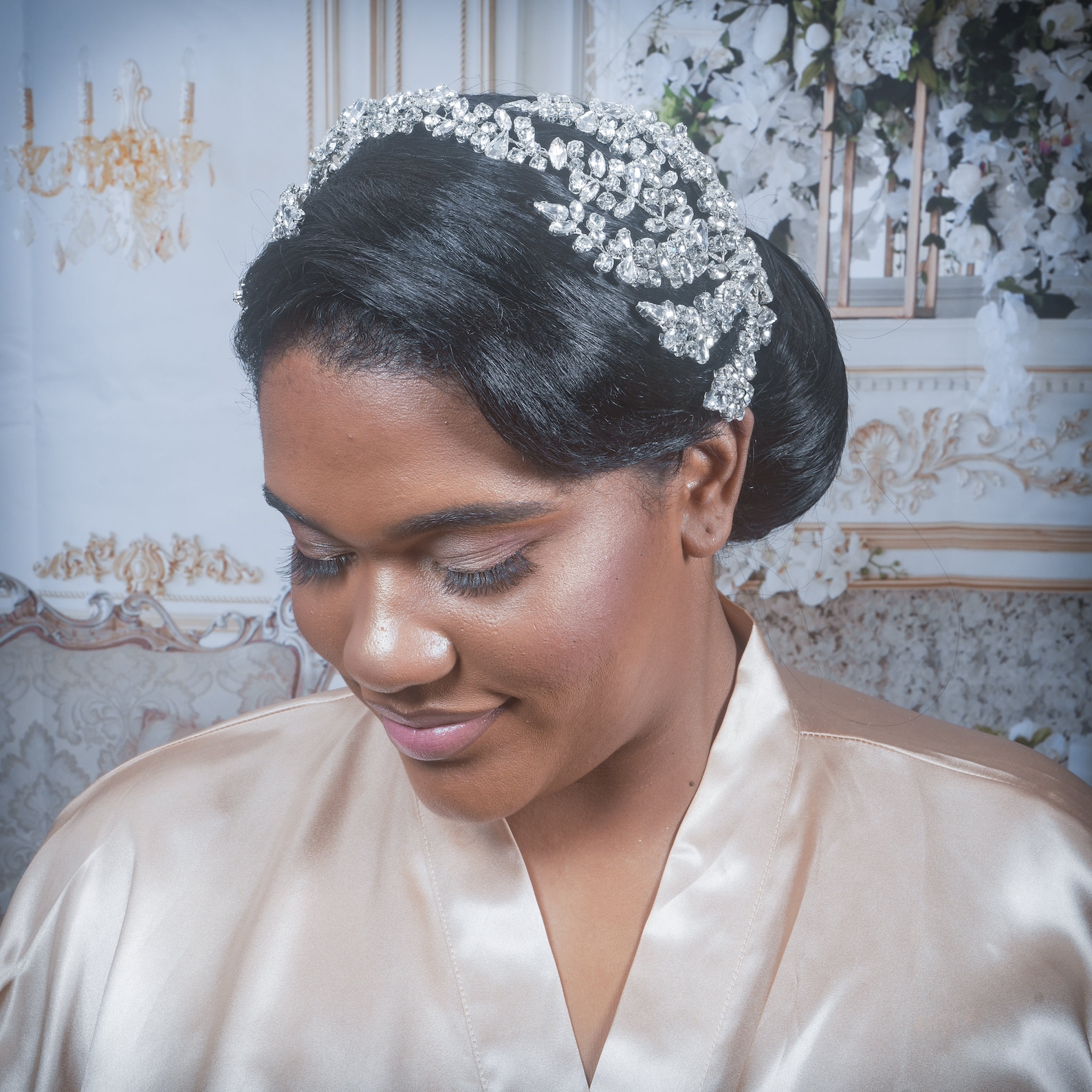 Crystal Bridal Hair Piece Bridal Diamond Hair Piece Diamond Etsy