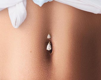 Belly Ring Teardrop Belly Button Piercing Belly Ring Belly Jewelry Piercing Jewelry Minimalist Belly Piercing Ring Belly Button Ring