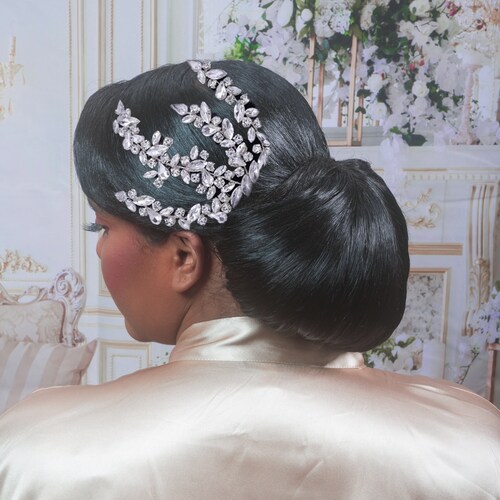 Crystal Bridal Hair Piece Wedding Hair Piece Wedding Hair  display picture 2