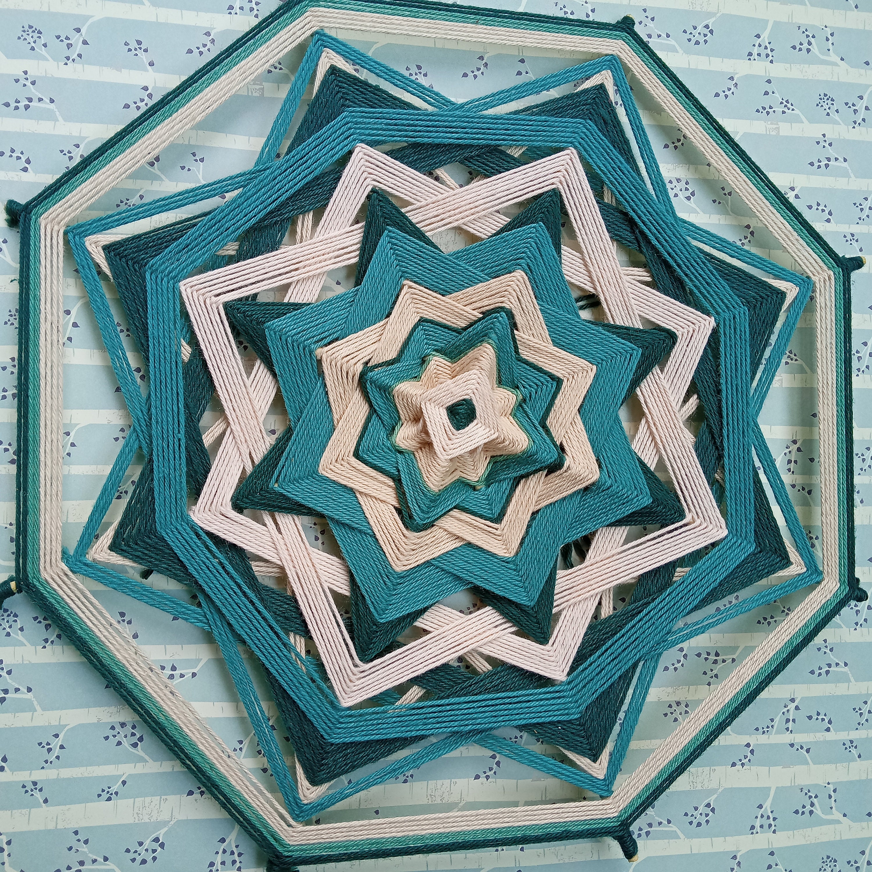 Œil de Dieu, Eau Verte. 32cm Diamètre