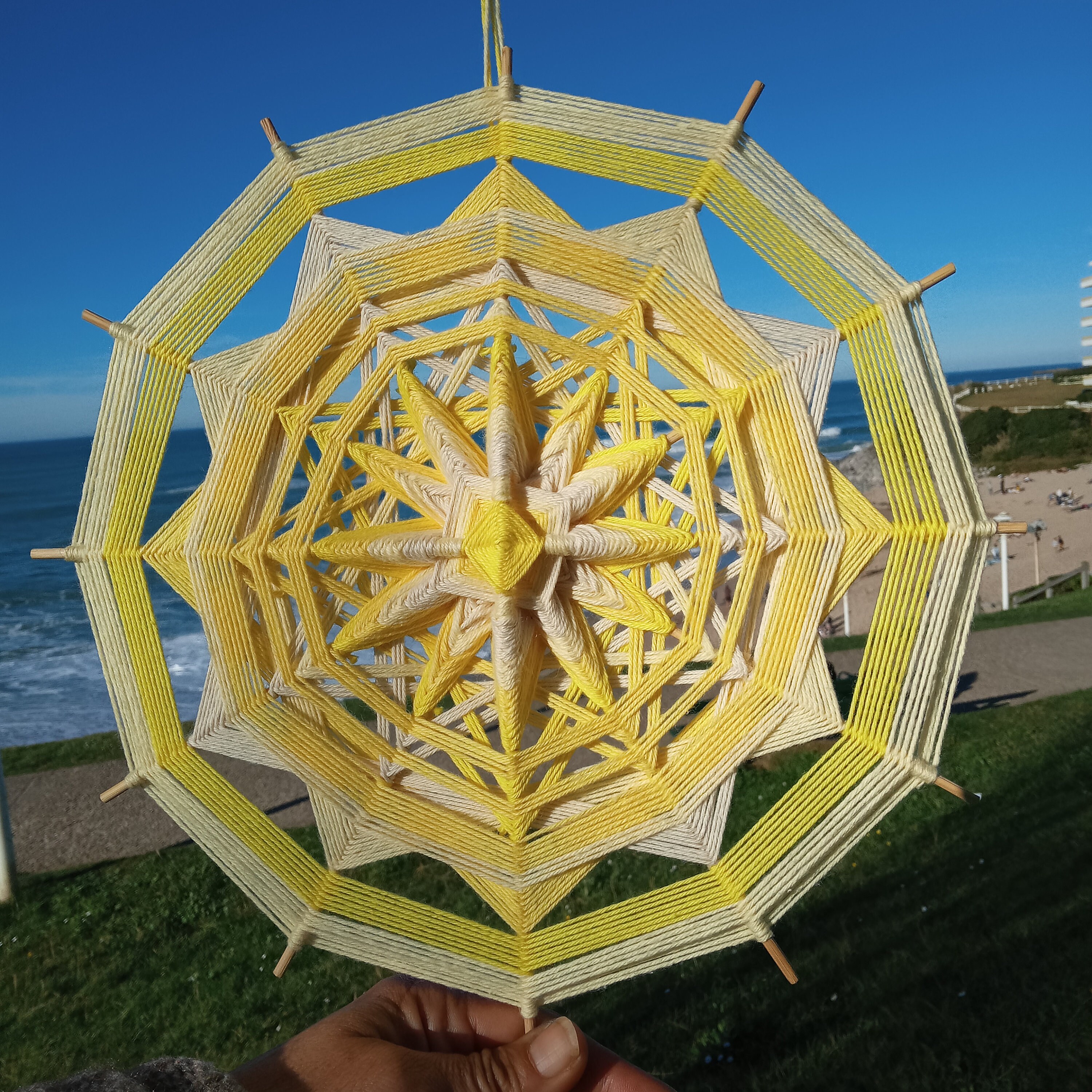 Œil de Dieu Solei. 12 Embouts, 32cm Diamètre