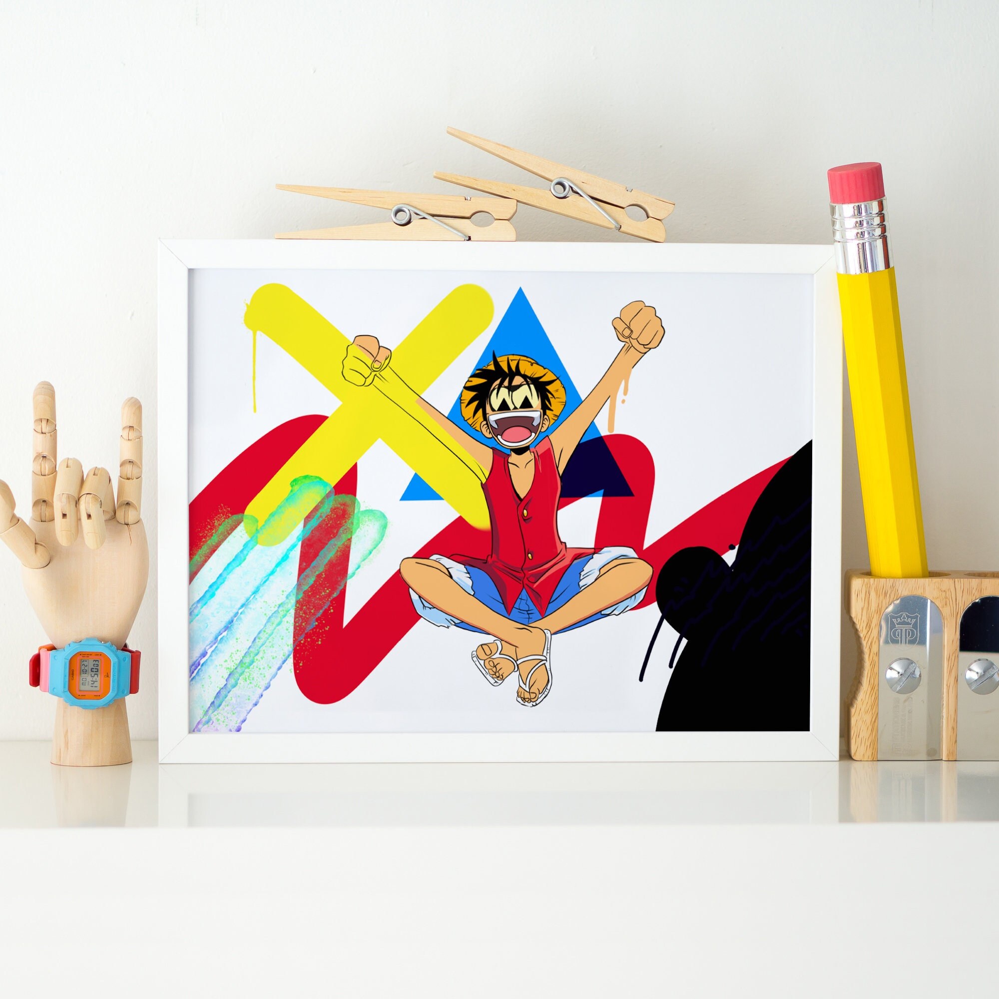 Affiche A3 Monkey D. Luffy Mashup Bender