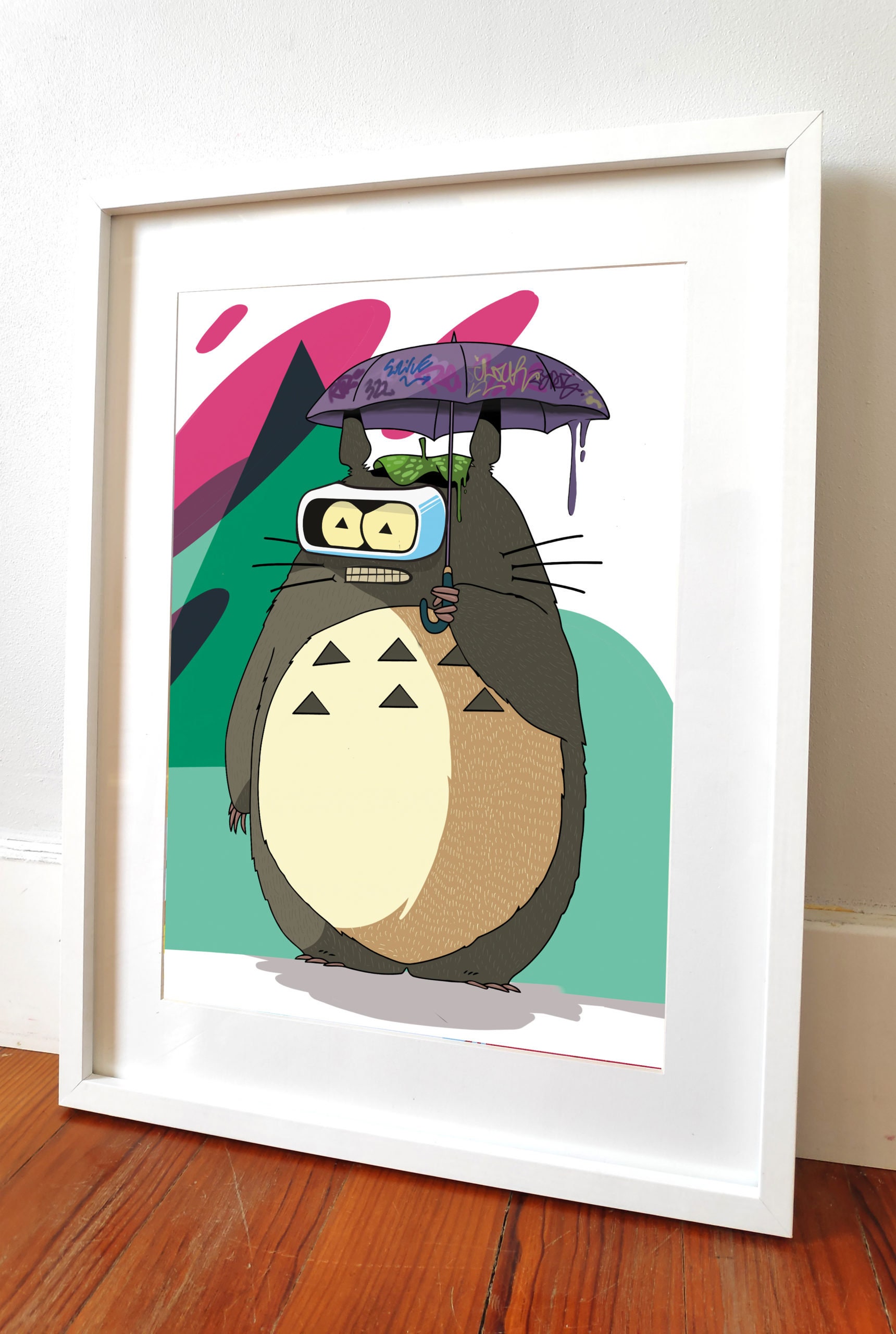 Affiche A3 Totoro Bender