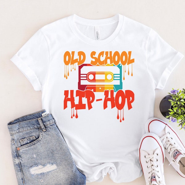 Regalo de amante de la música, camisa de hip hop de la vieja escuela, camisa de música rap y hip hop, camisa de DJ, camisa de la vieja escuela