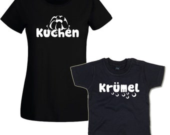 Mutter-Kind - T-Shirt-Set Kuchen & Krümel (293.0051)