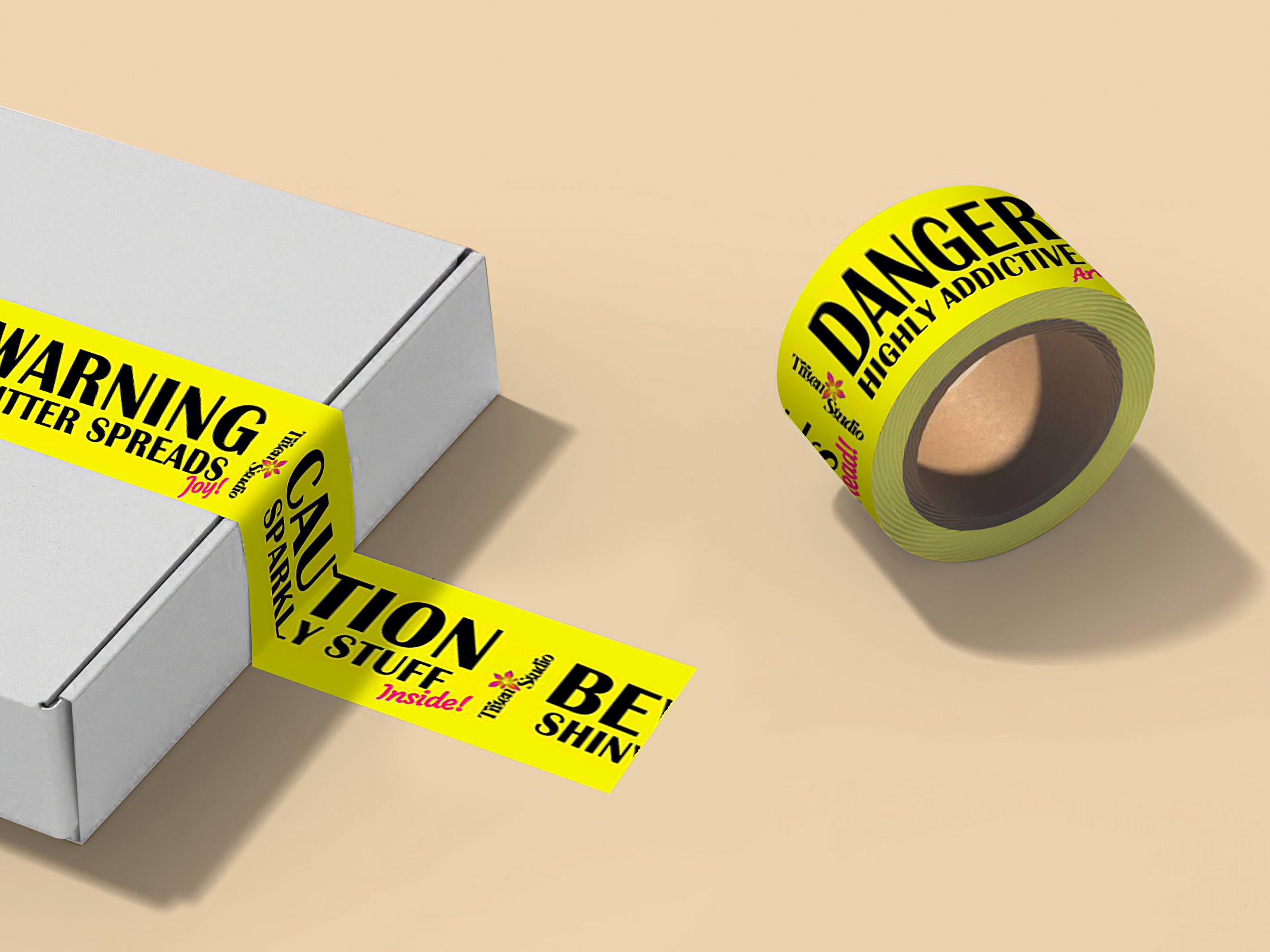 100 Ft Custom Small Business Packaging Tape Custom Carton Etsy