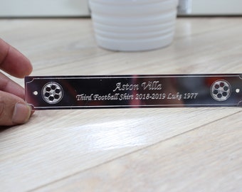 Custom Engraved Metal Plate, Self Adhesive Plaque