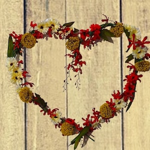 Floral Heart Wreath