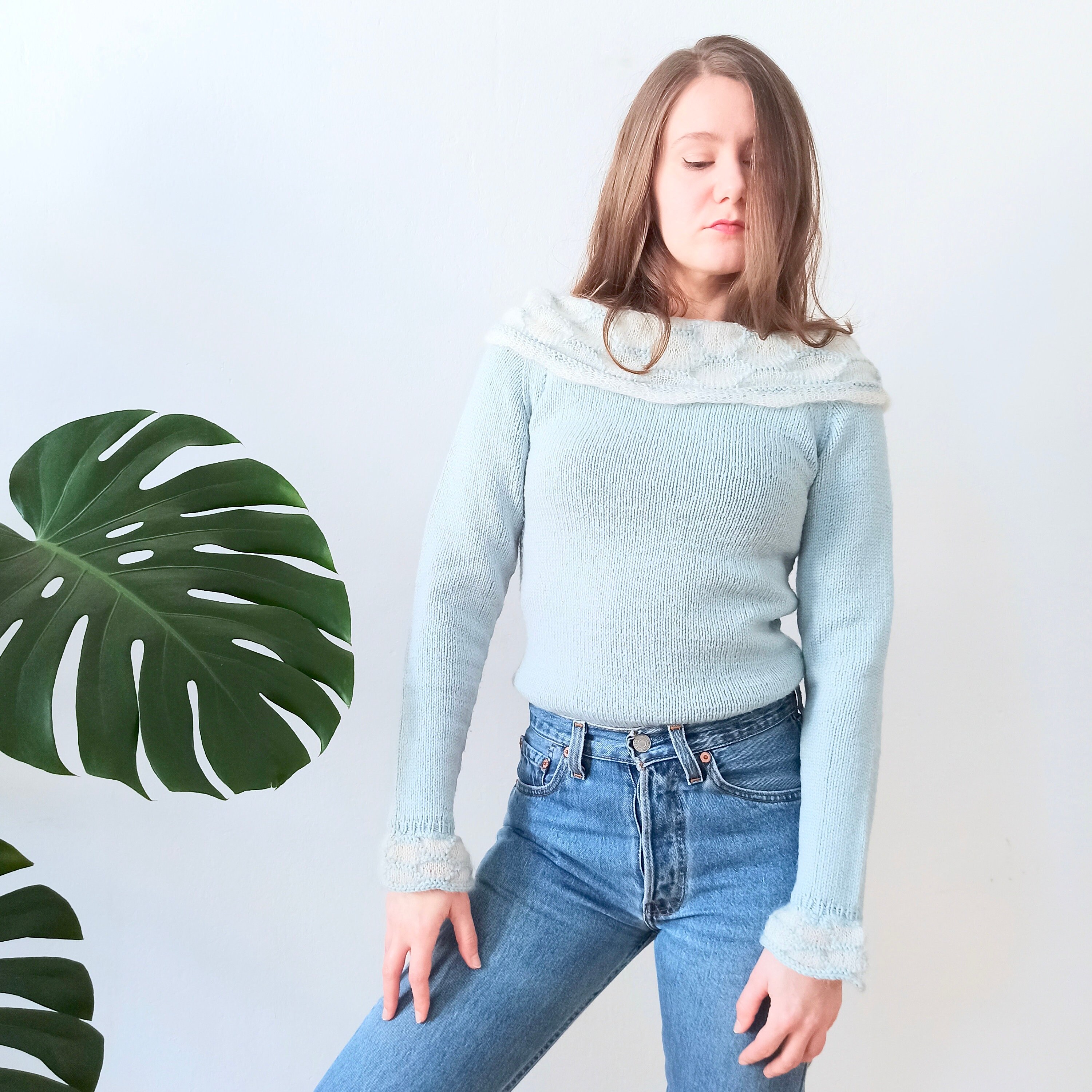 Pale blue jumpers uk sale