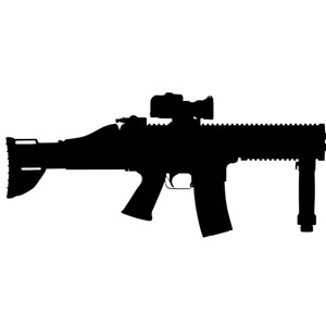 AR Rifle Svg Png Dxf Eps