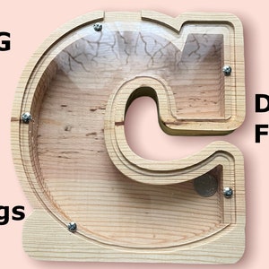C Bank ( C Only ) CNC Digital File Svg Png Dxf Eps