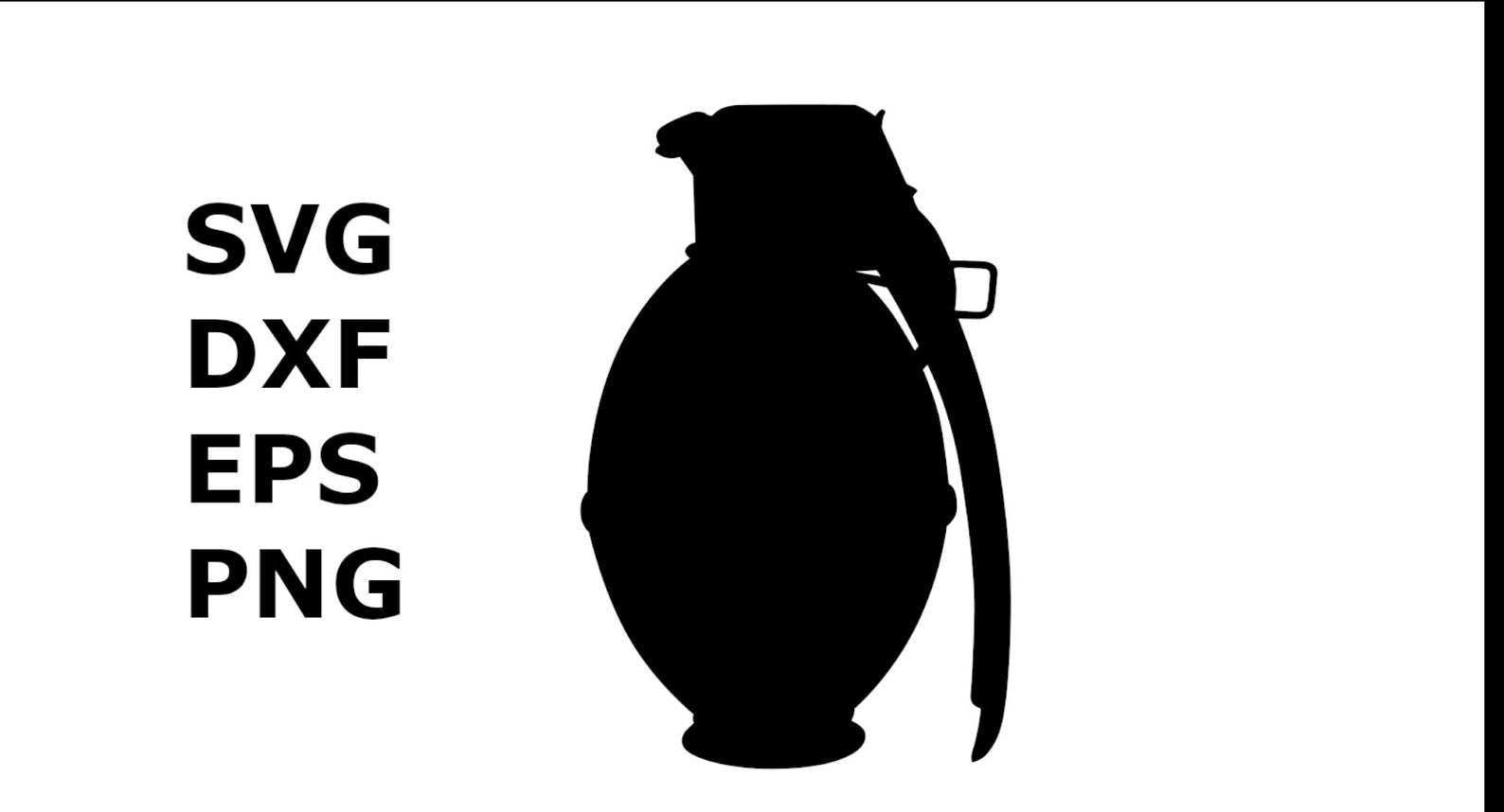 Hand Grenade Svg Png Dxf Eps Etsy
