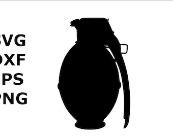 Hand Grenade Svg Png Dxf Eps