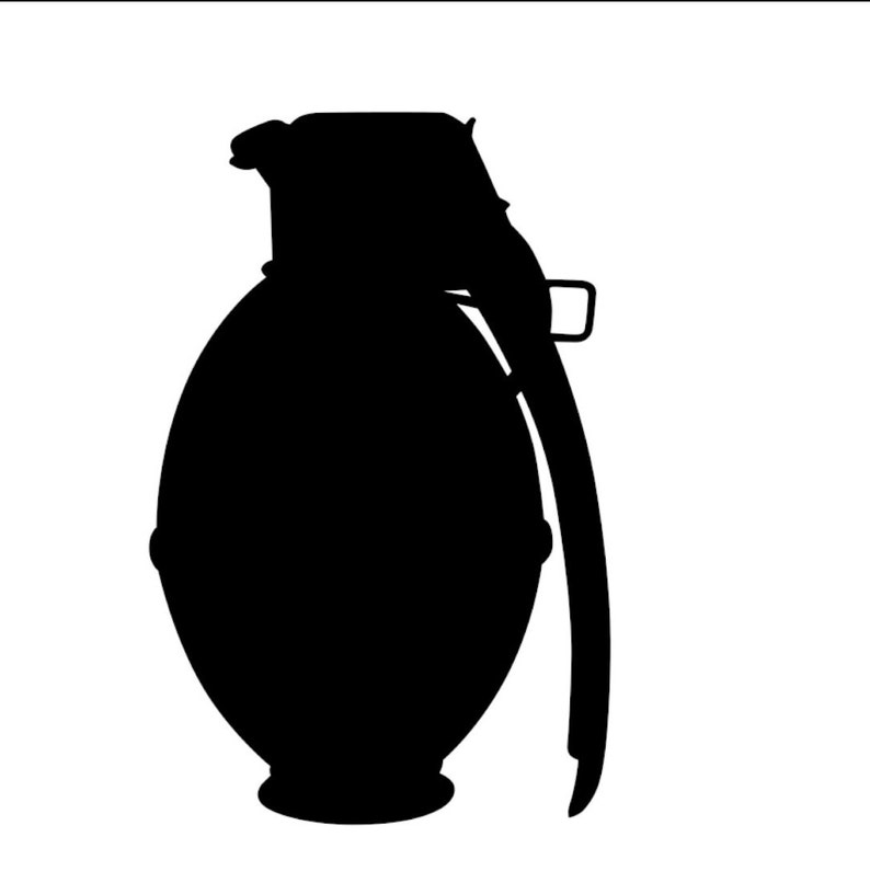 Hand Grenade Svg Png Dxf Eps Etsy