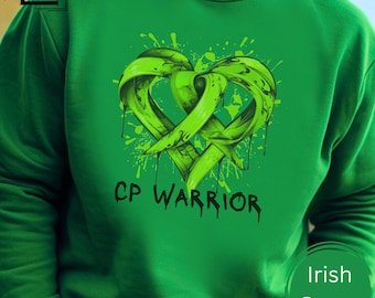 Cerebral Palsy Warrior Sweatshirt: Graffiti Heart, CP Awareness Gift