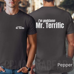 Mr. Terrific Comfort Colors Tee: Confident Superhero Graphic
