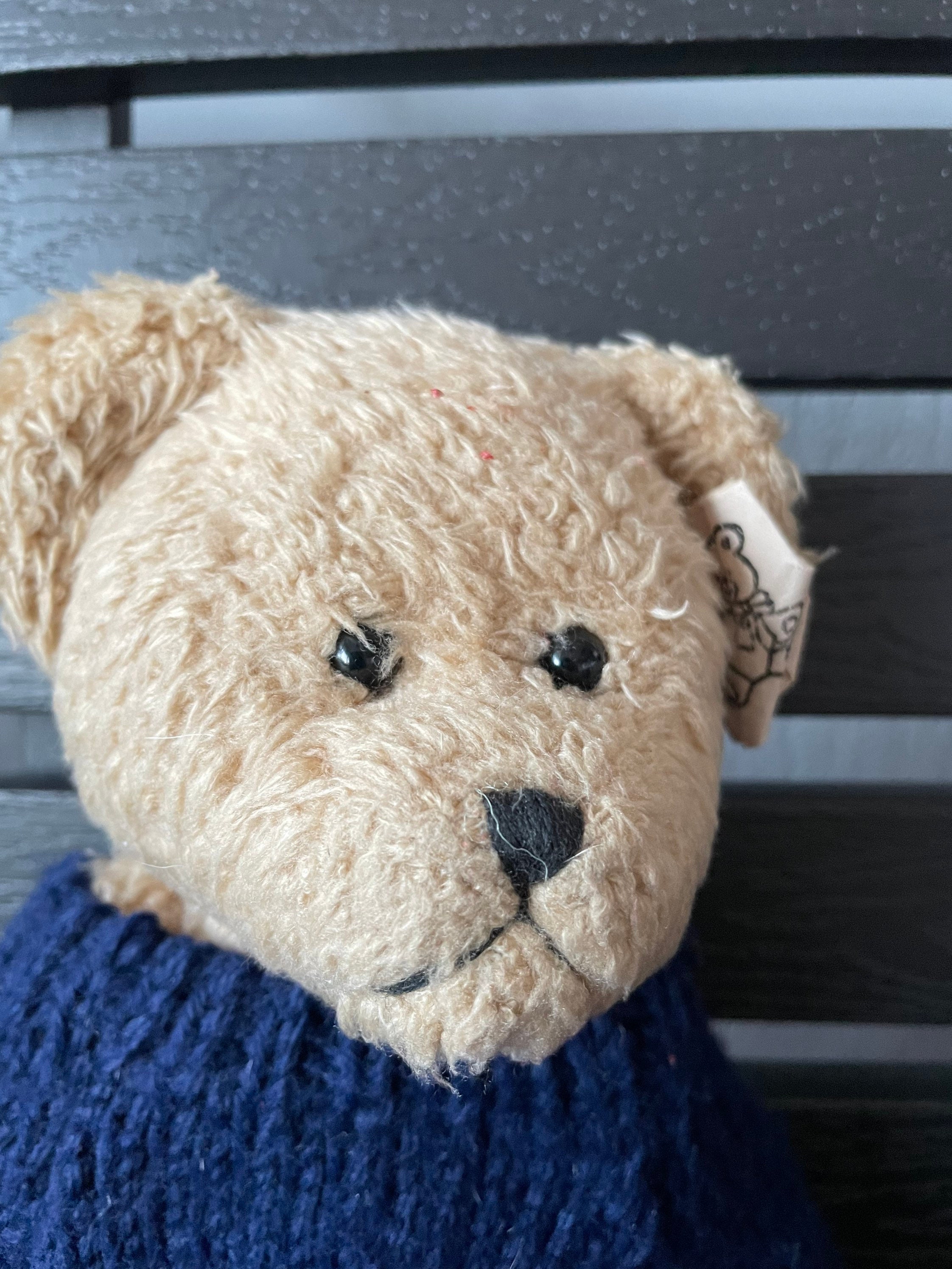 希少なヴィンテージ G ワーム ドイツ ふわふわテディベア I Love You