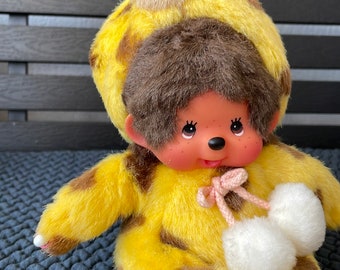 Rare Monchhichi Sekiguchi Disney Lilo Stitch  Cute Soft Plush Stuffed Doll  8, Birthday gift , Collectable , Stitch Monhcicci