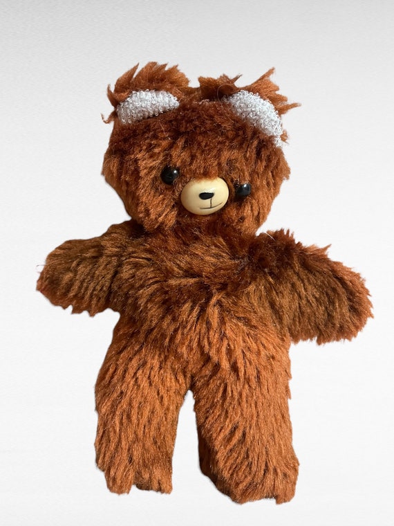 Vintage 60s Rare Brown Plush Teddy Bear Stuffed Soft Animal - Etsy