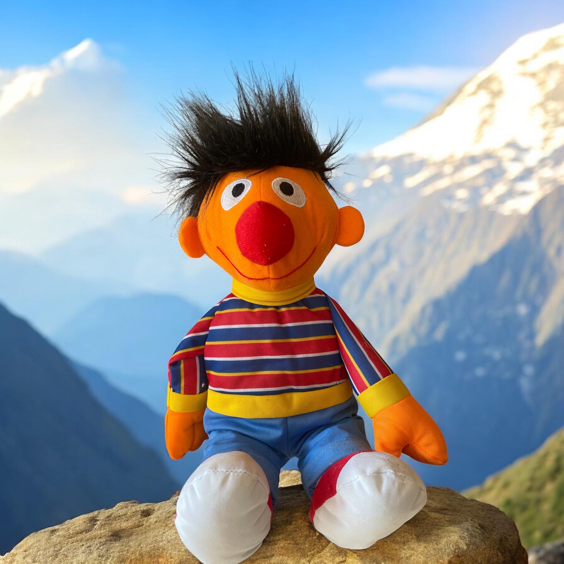 ヴィンテージ セサミストリート アーニー ソフト ぬいぐるみ キッズ