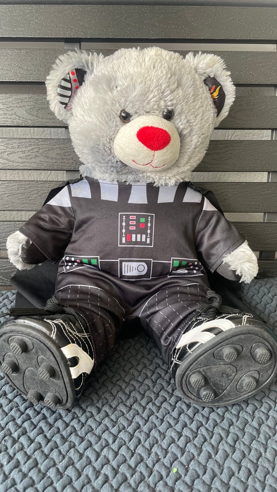 Build A Bear Workshop Vintage Grey Dressed Teddy Bear Star Wars