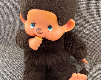 ヴィンテージ キキ モンチッチ セキグチ by Ajena 70-80年代、ブルー