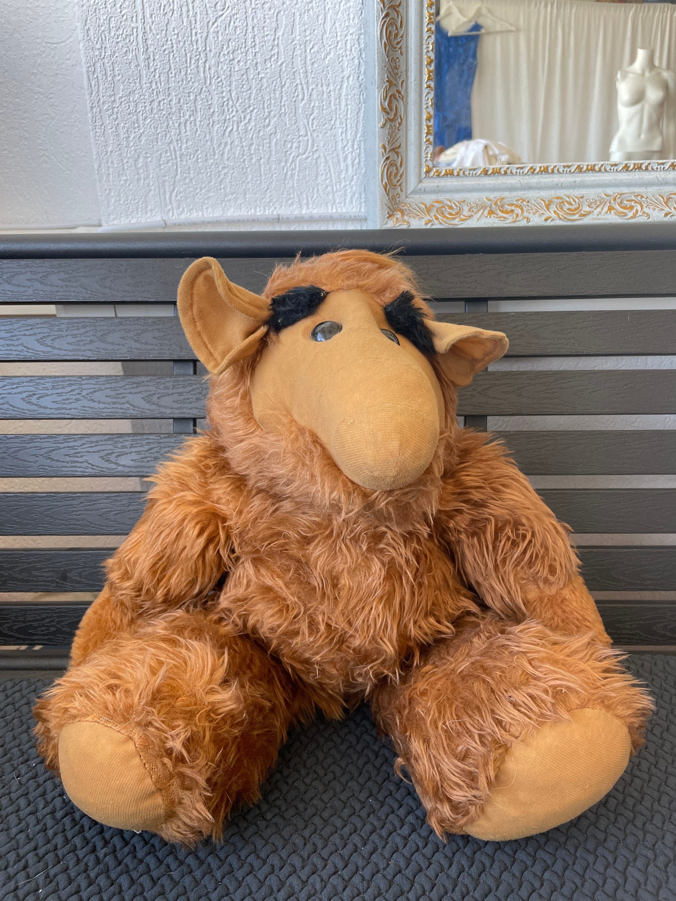 Vintage ALF the Alien 1980 Brown Furry Plush Stuffed Animal Toy