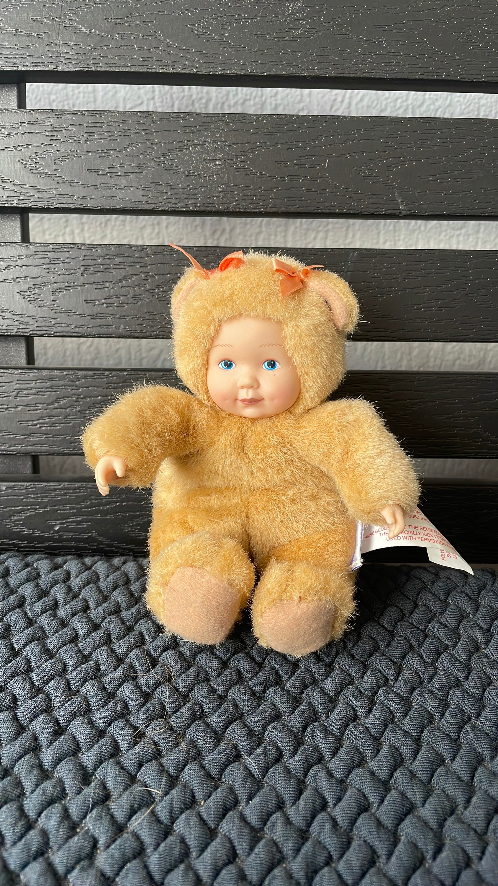 Stuffed Animal Anne Geddes Baby Bear Doll Anne Geddes Bear Baby