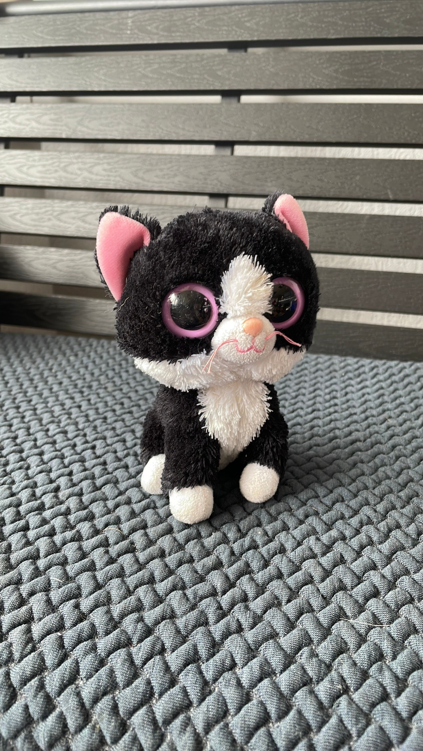 Black Cat Plush Ty Beanie Boos Pepper The Cat Ty Sparkle Eyes