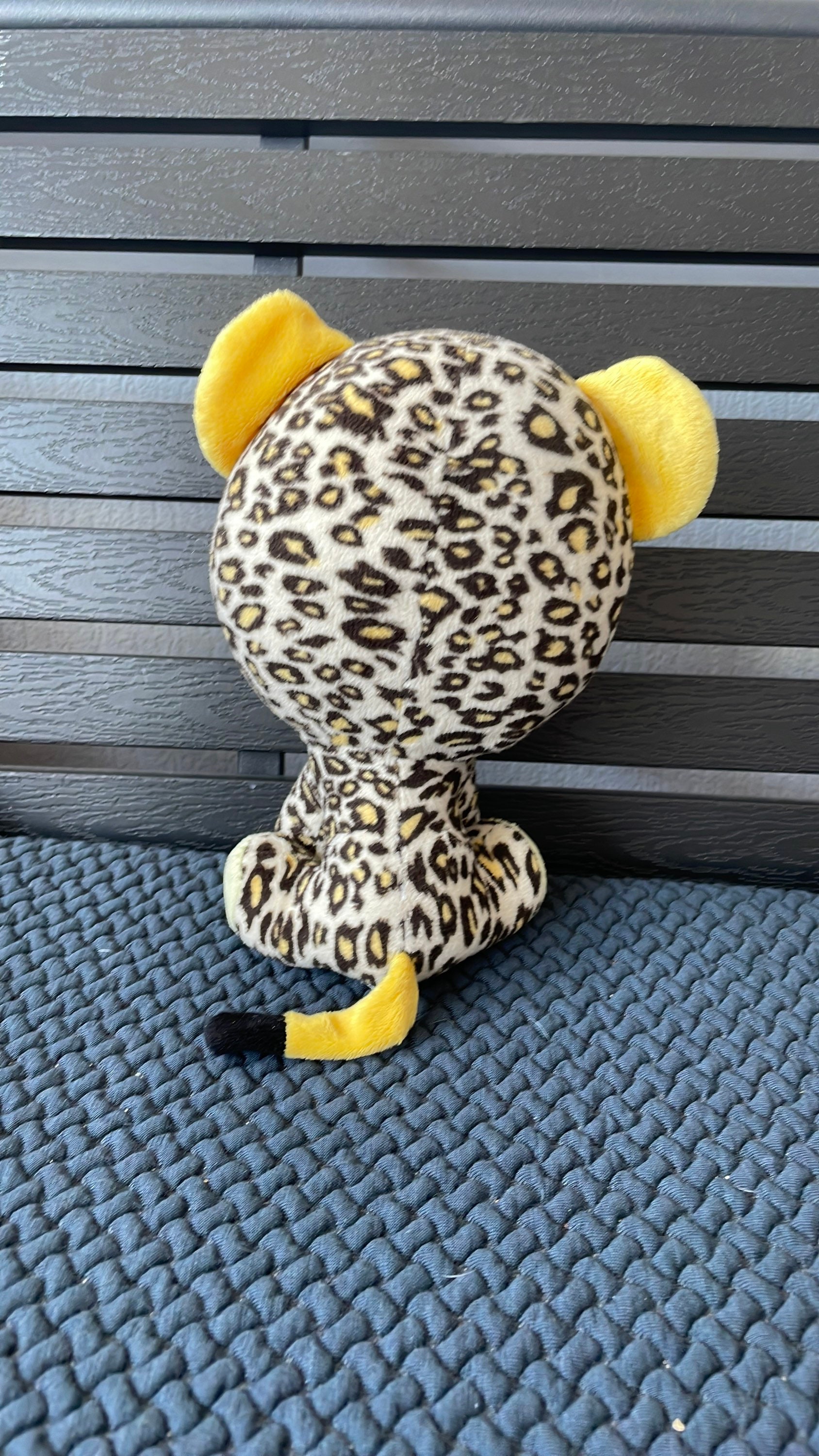 KiLoom Léopard Réaliste Peluche Jouet en Peluche Animal Doux Assis