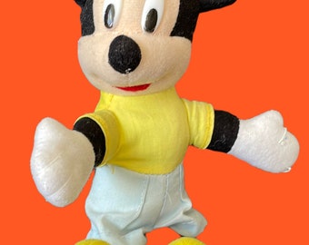 VTG Mickey Mouse Clubhouse Blaue Hose Plüsch Spielzeug Puppe 8.5 In Geburtstagsgeschenk , Sammler Mickey Maus , Geburtstagsgeschenk