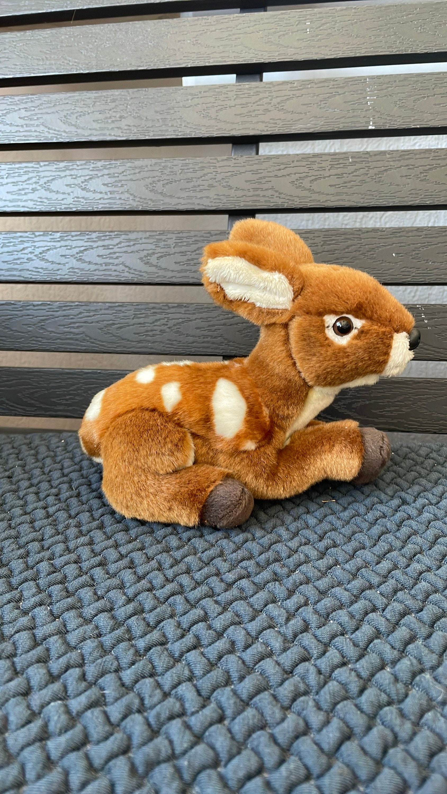 Kids Brown Baby Deer Animal Soft Stuffed Plush Toy Size 4.5 Inch