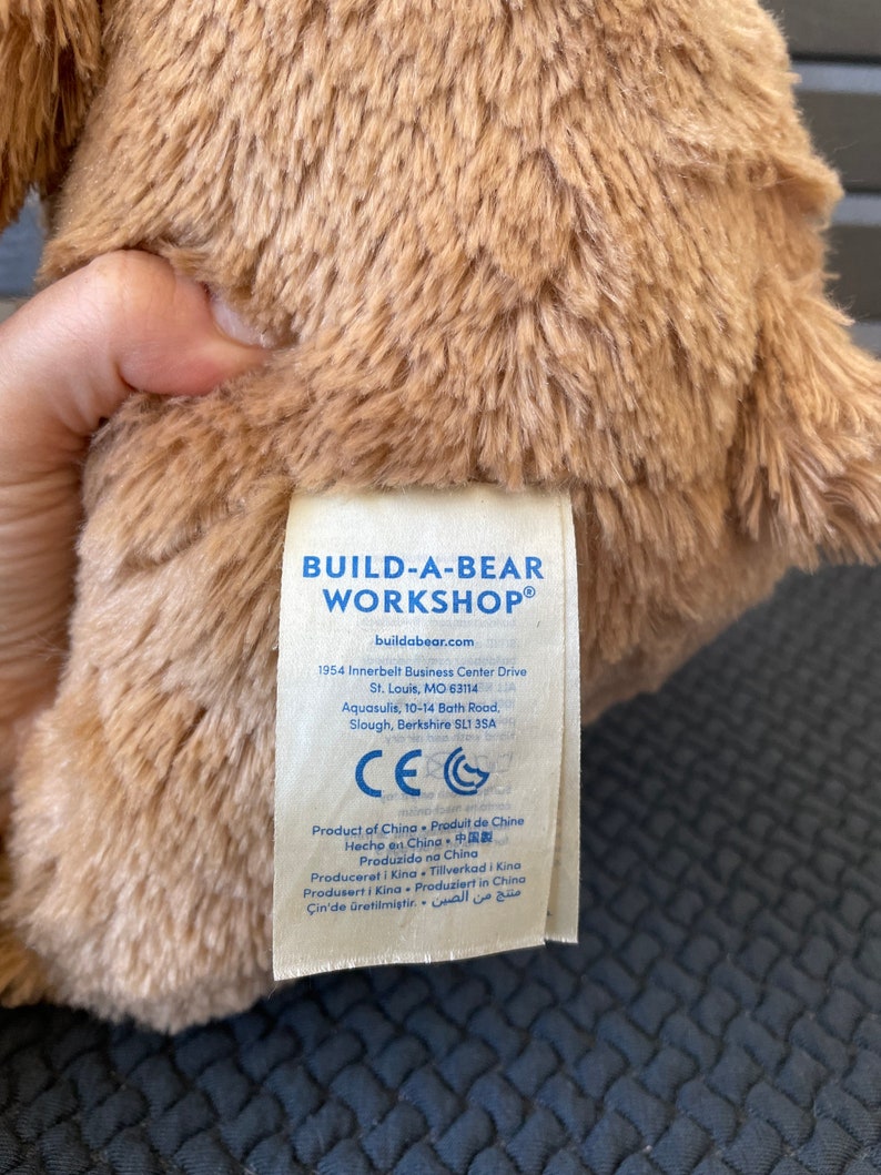 Build A Bear Workshop Brown BAB Teddy Bear Stuffed Toy, Build A Bear ...