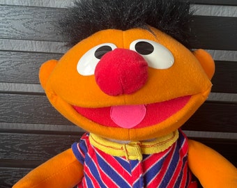 Vtg Tyco Tickle Me Ernie Vintage Plush Doll Sesame Street - Tested Works 1996
