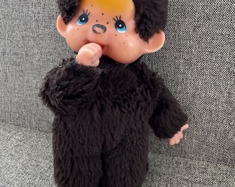 1970年代のヴィンテージ 小さな指しゃぶりモンチッチ人形 ぬいぐるみ