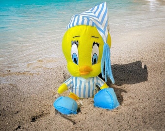 ワーナーブラザーズ 寝転ぶ「トゥイーティー」 Warner Bros -Statue Looney Tunes Sylvester & Tweety “Shhhh